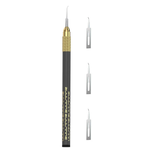 2UUL DA12 Hand Forged Glue Removal Pry Tool with 3 Blades for PCB Repair Underfill Clean - 1
