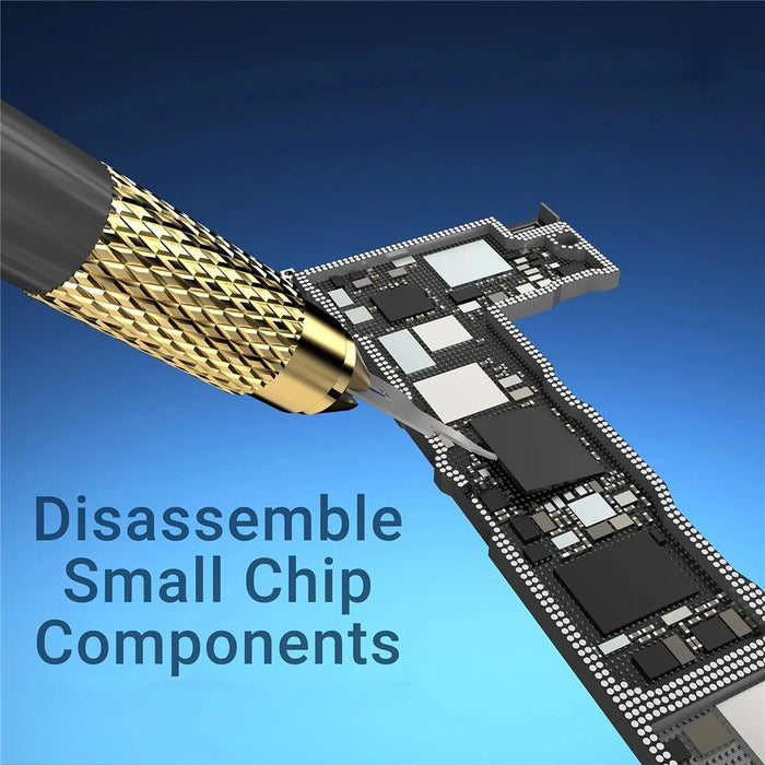 2UUL BL01 4Pcs MicroFix Hook Blades Hand Forged Adhesive Scraper Tool for Phone PCB Underfill Clean - 4