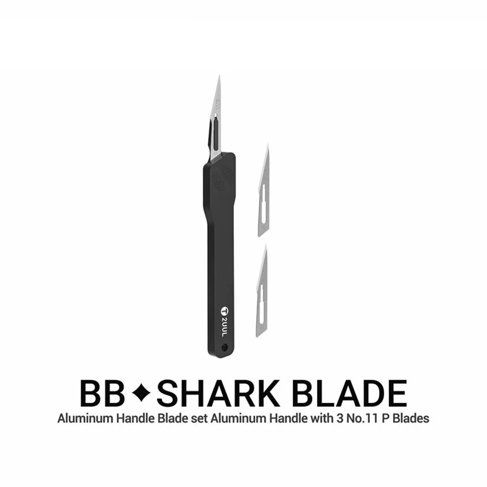 2UUL BL11 Aluminum Alloy Blade Handle Set with 3Pcs Blades for Phone Repair - 2