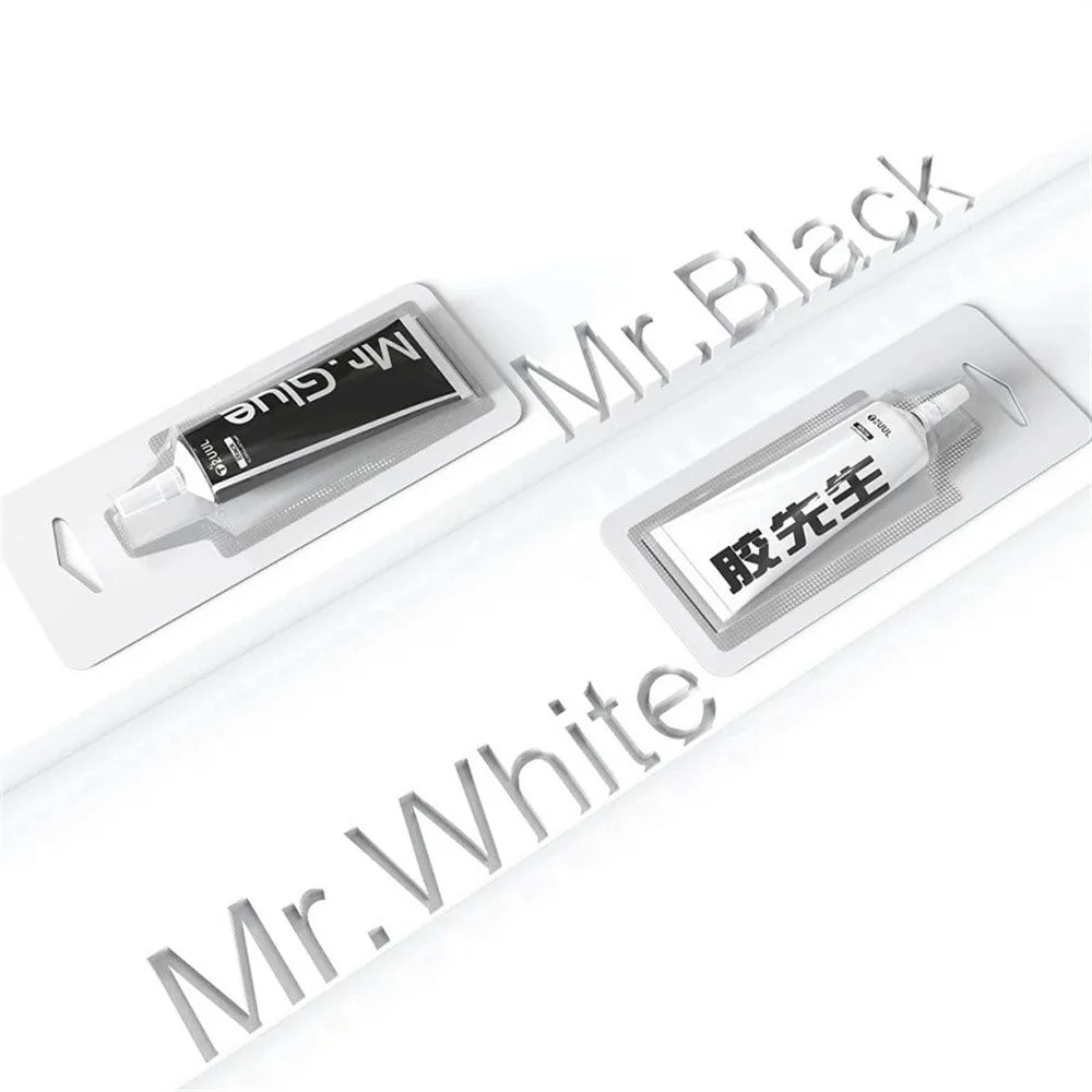 2UUL Mr. Glue 25ml Multi-purpose Repair Glue Quick-Drying Phone Repair Precision Adhesive - DA41 Black - 4