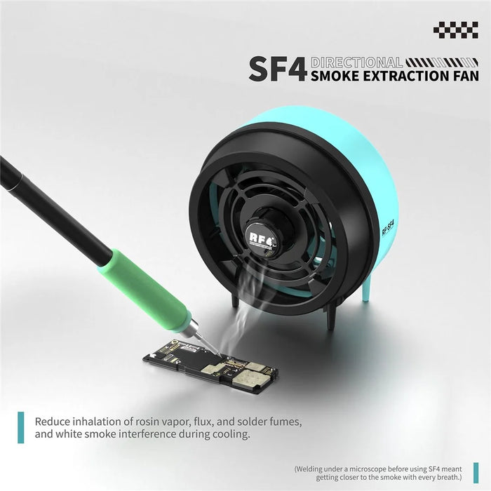 RF4 RF-SF4 Directional Smoke Extraction Fan 12cm Exhaust Fan for Soldering Electronics Repair - 4