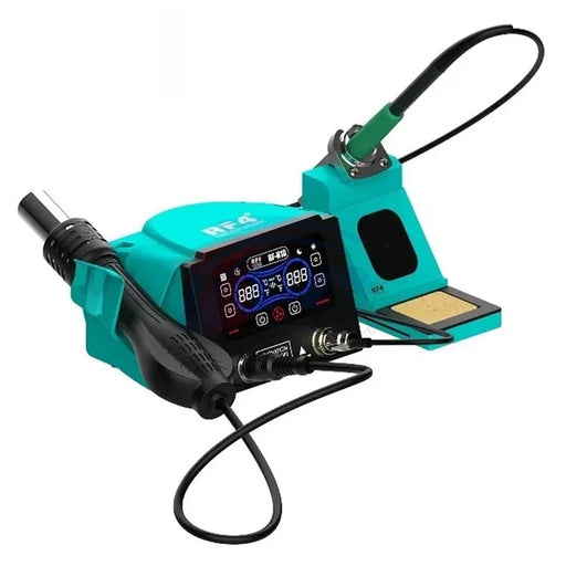 RF4 RF-H10 2 in 1 Hot Air Blower and Soldering Station Digital Display Dual-Station for Phone Motherboard PCB Repair - EU Plug - 2