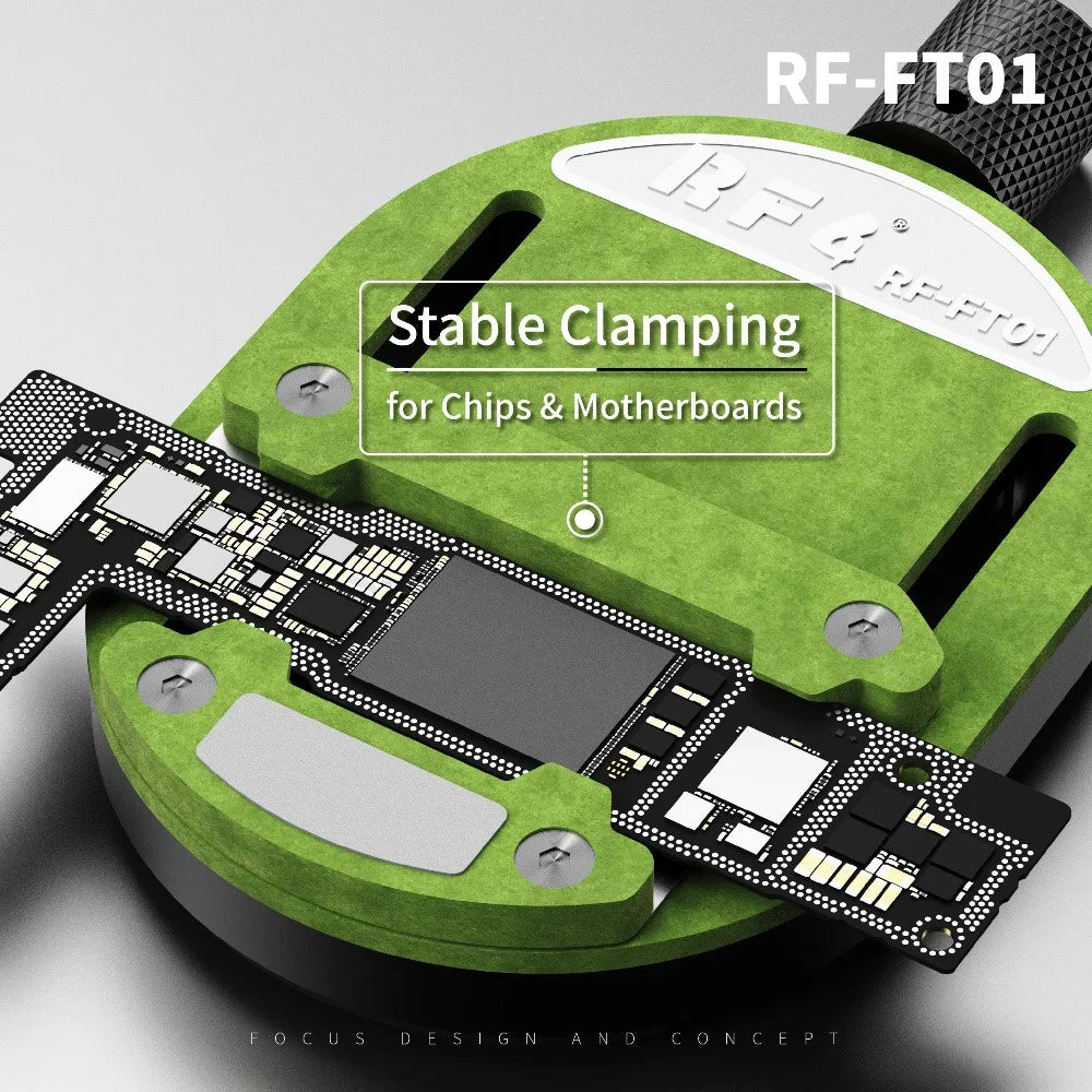 RF4 RF-FT01 2 in 1 Mini Clamping and Sharpening Fixture for Chip Motherboard Repair Tool - 6