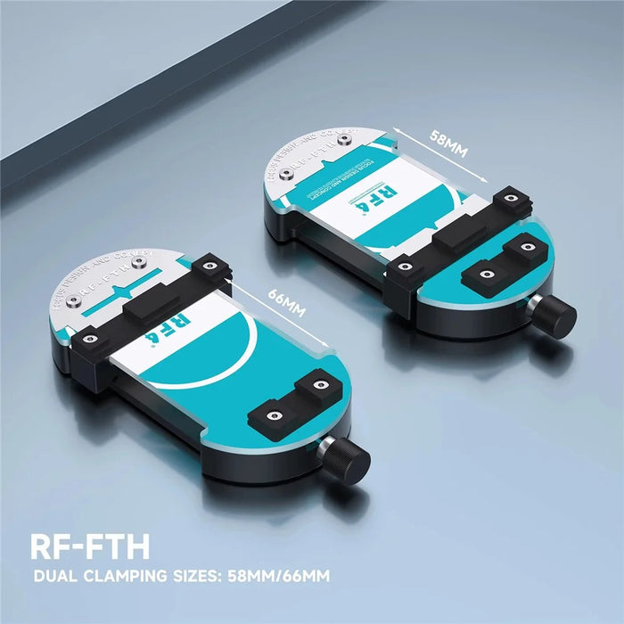 RF4 RF-FTH Rotary Repair Fixture Dual-Size Adjustable PCB Holder for Glue Removal - 2
