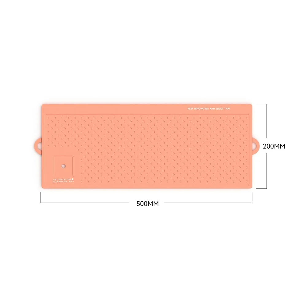RF4 RF-PO32+ 50cm x 20cm Phone Repair Mat Silicone Pad with Stencil Set for BGA Soldering - 5