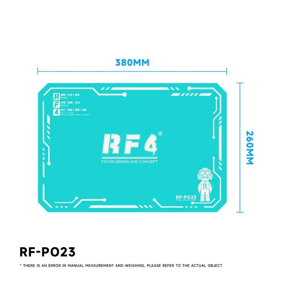 RF4 RF-PO23 38cm x 26cm Anti-Static Repair Mat for Electronics Repair - 4