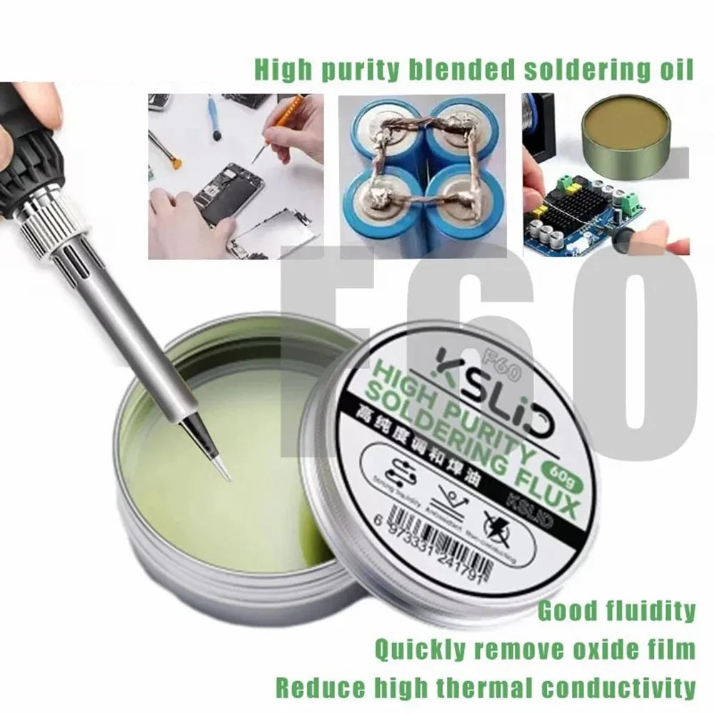 KSLID F60 Soldering Flux 60g High Purity Soldering Flux for Phone Repair - 2