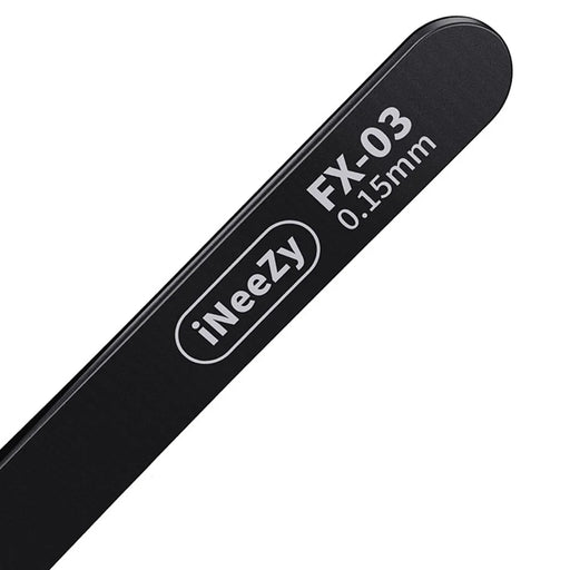 QIANLI INEEZY FX-03 0.15mm Fine Type Hand-polished Non-magnetic Precision Stainless Steel Tweezers for Jump Wire - 2