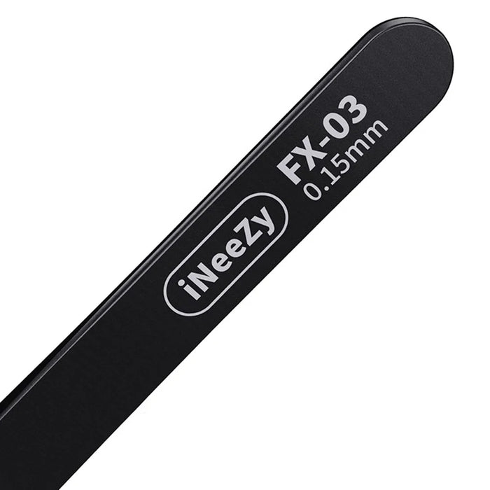 QIANLI INEEZY FX-04 0.15mm Wide Type Hand-polished Non-magnetic Precision Stainless Steel Tweezers - 6