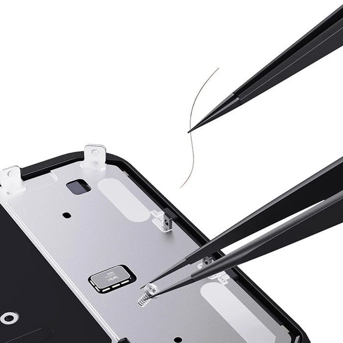 QIANLI INEEZY FX-04 0.15mm Wide Type Hand-polished Non-magnetic Precision Stainless Steel Tweezers - 7
