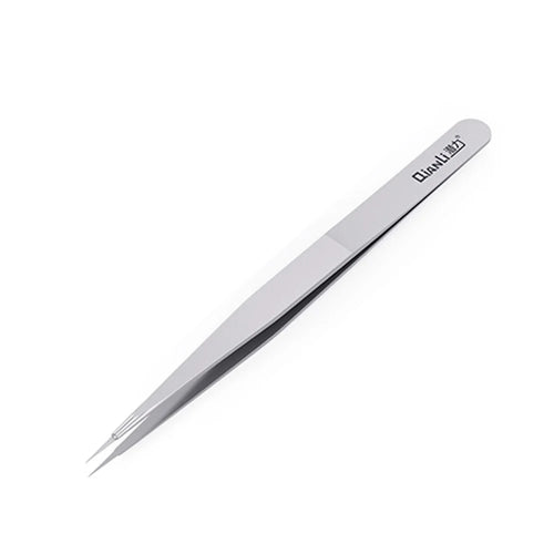 QIANLI INEEZY YK-02 Hand-polished Non-magnetic Precision Stainless Steel 0.1mm Wide Type Pointed Tweezers - 1