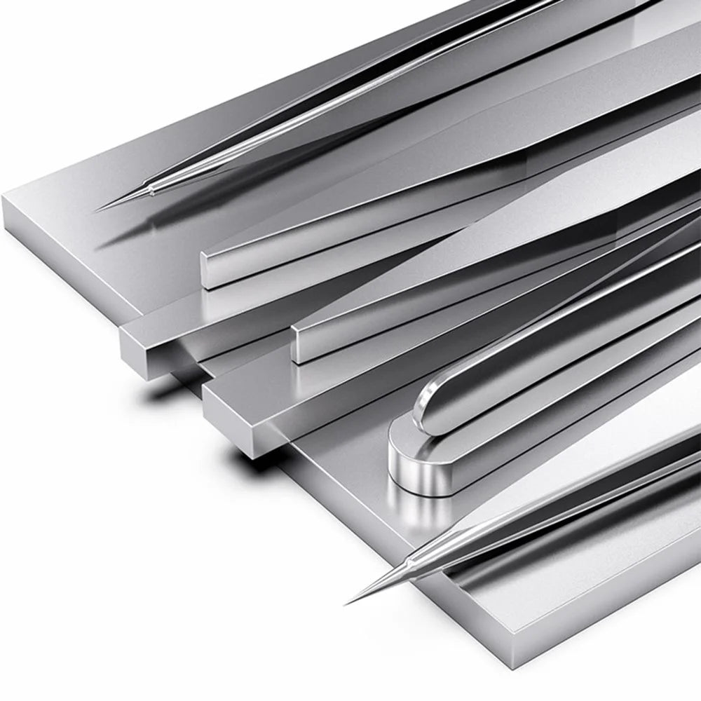 QIANLI INEEZY YK-02 Hand-polished Non-magnetic Precision Stainless Steel 0.1mm Wide Type Pointed Tweezers - 2