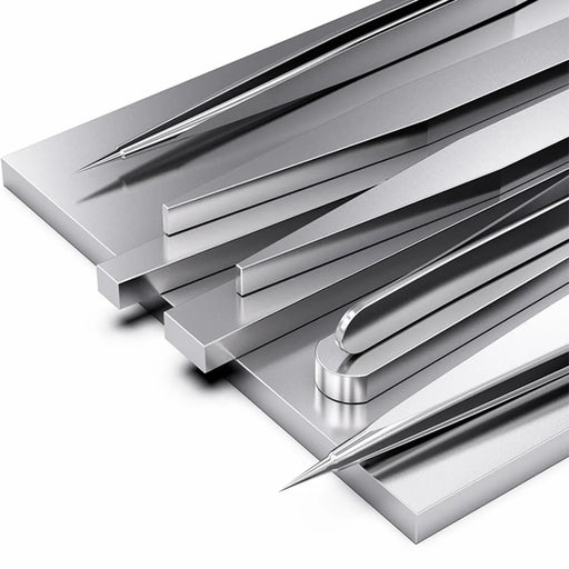 QIANLI INEEZY YK-02 Hand-polished Non-magnetic Precision Stainless Steel 0.1mm Wide Type Pointed Tweezers - 2
