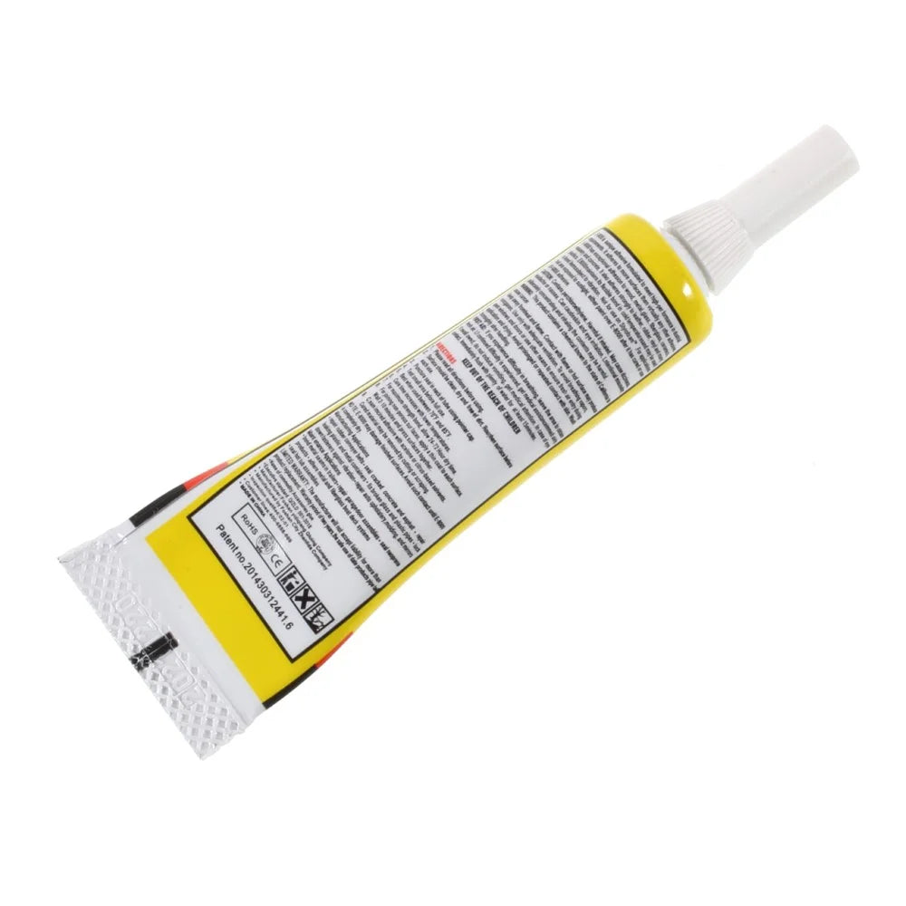 ZHANLIDA E8000 15ml Clear Adhesive Sealant Glue for DIY Diamond Clothes Shoes Phone Border Glue [MSDS Certification] - 4