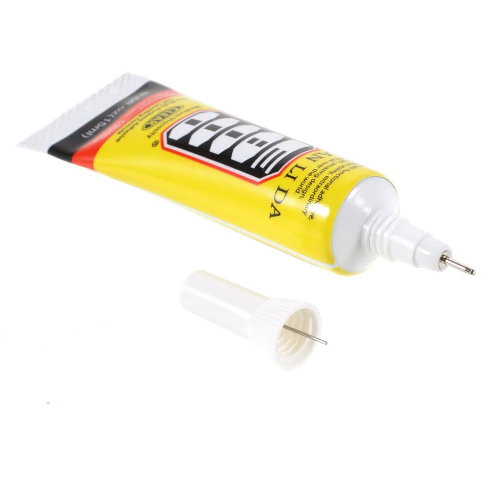 ZHANLIDA E8000 15ml Clear Adhesive Sealant Glue for DIY Diamond Clothes Shoes Phone Border Glue [MSDS Certification] - 5