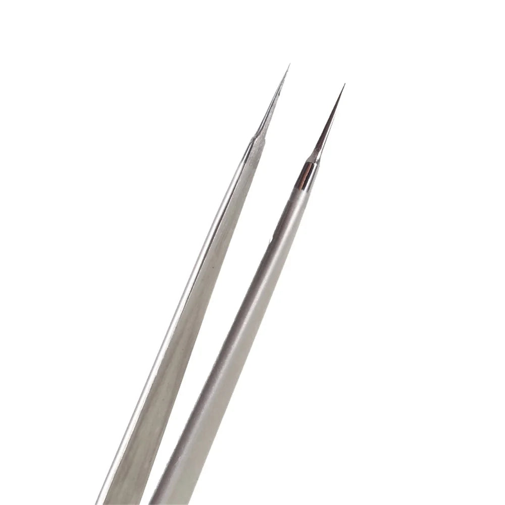BEST BST-22 Hand Polish Jumper Wire 3D Tweezers for Planting Tin IC Chip Micro Repair Forceps - 5