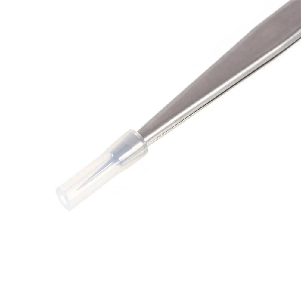 BEST BST-22 Hand Polish Jumper Wire 3D Tweezers for Planting Tin IC Chip Micro Repair Forceps - 6