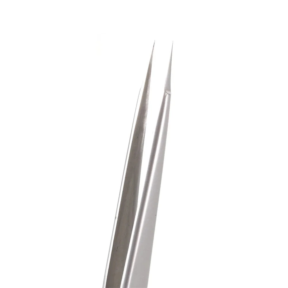 BEST BST-23 Stainless Steel Straight Tip Jump Wire Tweezers for Mobile Phone Motherboard Repair - 4