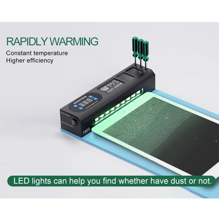 BEST BEST-928A CPB LCD Screen Open Separate Machine Mobile Phone Tablet Separator Tool with LED Lights, Size: 360 x 210 x 7mm - 4