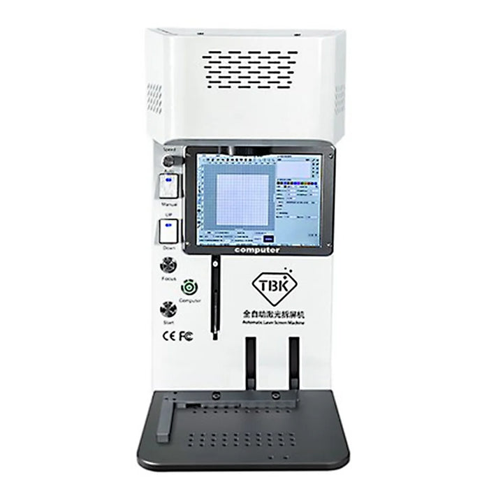 Small-Sized Full-Automatic Laser Marking and Screen Removal Machine 220V TBK-958B - AU Plug - 1