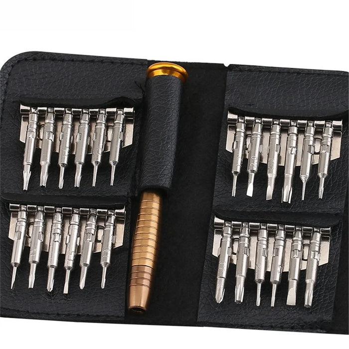 25-in-1 Screwdriver Set Hand Tool Kit Wallet Packing for Mobile Phone PC Repair - 5
