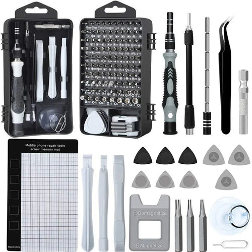 122-in-1 Precision Screwdriver Set Multi Function Electronics Mobile Phone Repair Tool Kit - 1