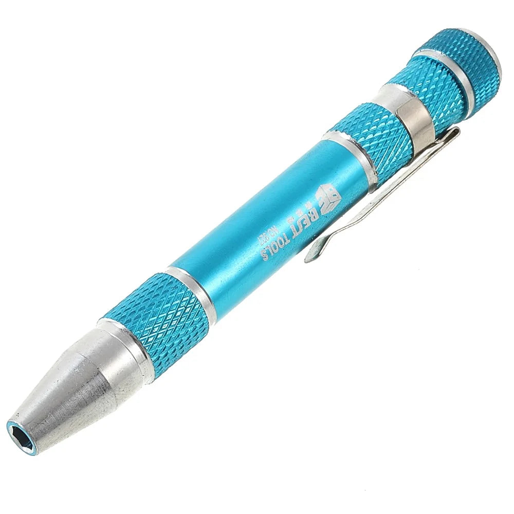 BEST BST-927 9 in 1 S2 Precision Magnetic Aluminum Alloy Handle Pen Screwdriver Bit Set - 3