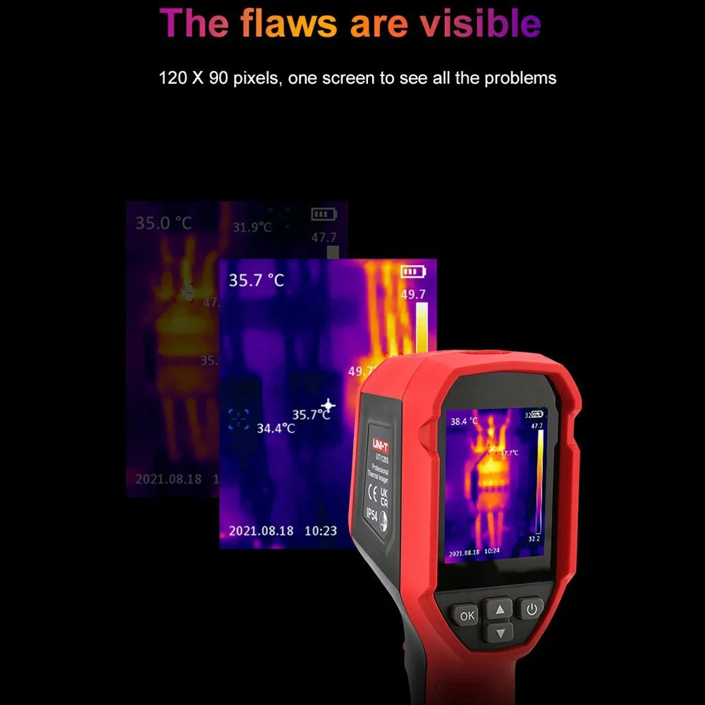UNI-T UTi120S 2.4 inch TFT Digital Display Industrial Hand-Held Infrared Thermal Imager - 7