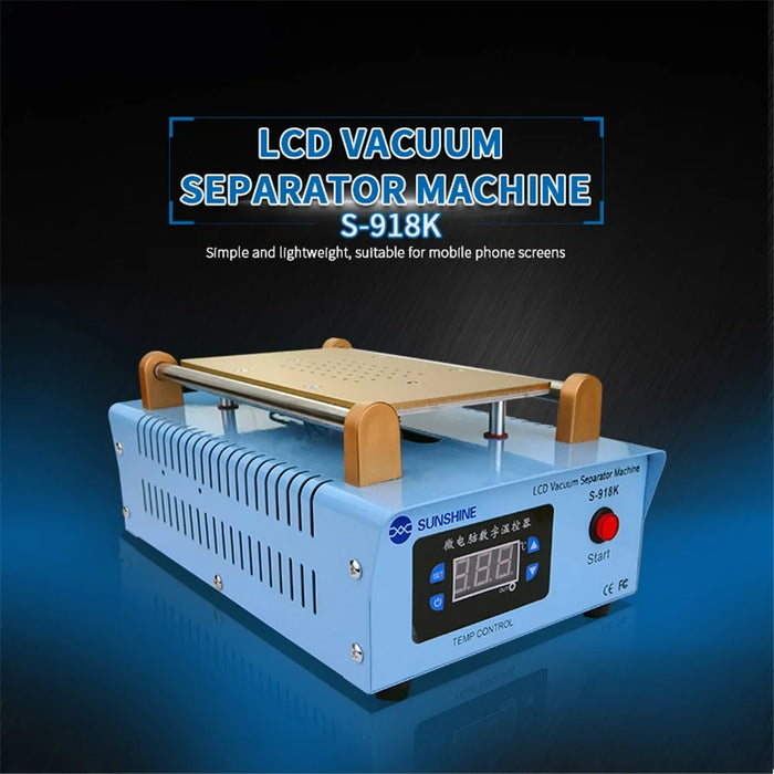 SUNSHINE S-918K 8.5-Inch 110V/220V LCD Vacuum Separator Machine Mobile Phone Display Glass Removing LCD Screen Repair Separator - 2