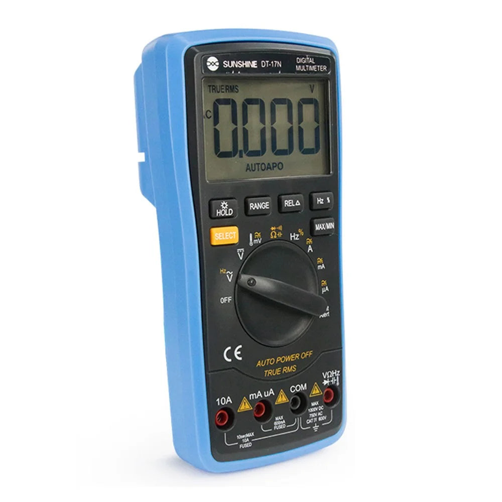 SUNSHINE DT-17N Auto Range High Precision Automatic Digital Multimeter LCD Display Instrument Tester for Repair Tools - 3