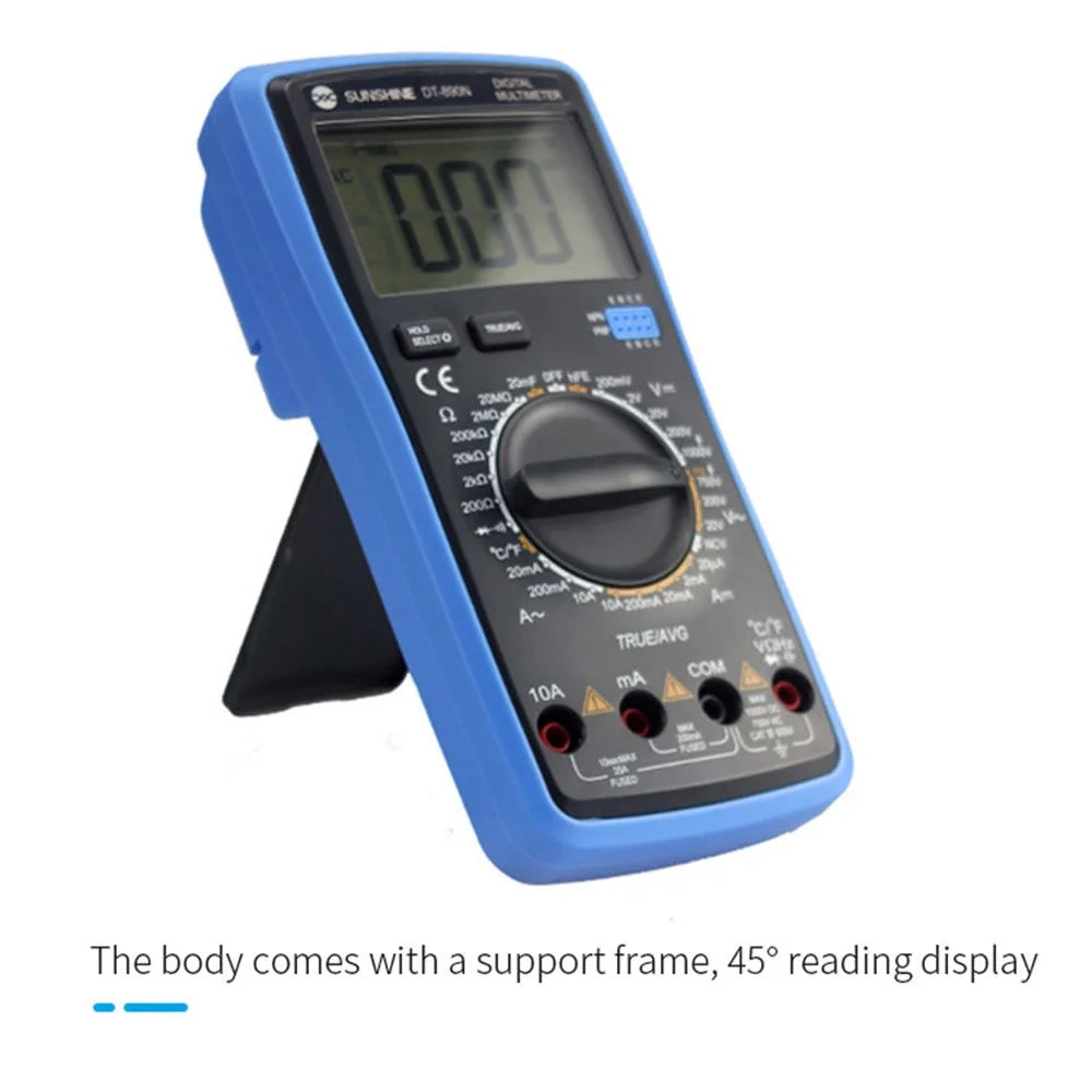 SUNSHINE DT-17N Auto Range High Precision Automatic Digital Multimeter LCD Display Instrument Tester for Repair Tools - 7