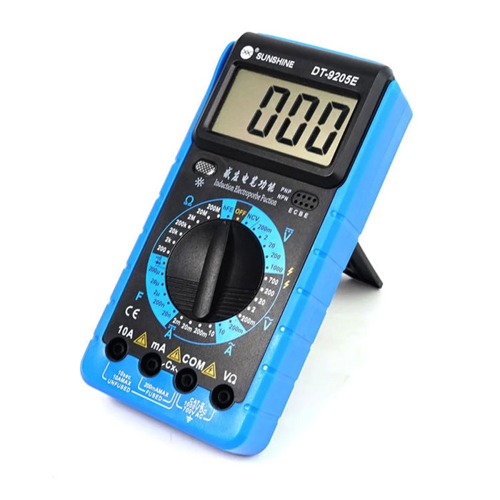 SUNSHINE DT-9205E High Precision Digital Multimeter Overload Protection LCD Display Instrument Tester for Repair Tools - 1