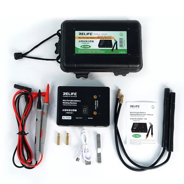 RELIFE RL-936W Small Battery Spot Welder Portable Welding Machine Short Killer with Short Circuit Detection Function/8 Levels Adjustable for Mobile Phones - 7