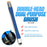 SUNSHINE SS-022B Double Head Brush Anti-Static Motherboard PCB Cleaning Brush Mobile Phone Repair Tool - 2
