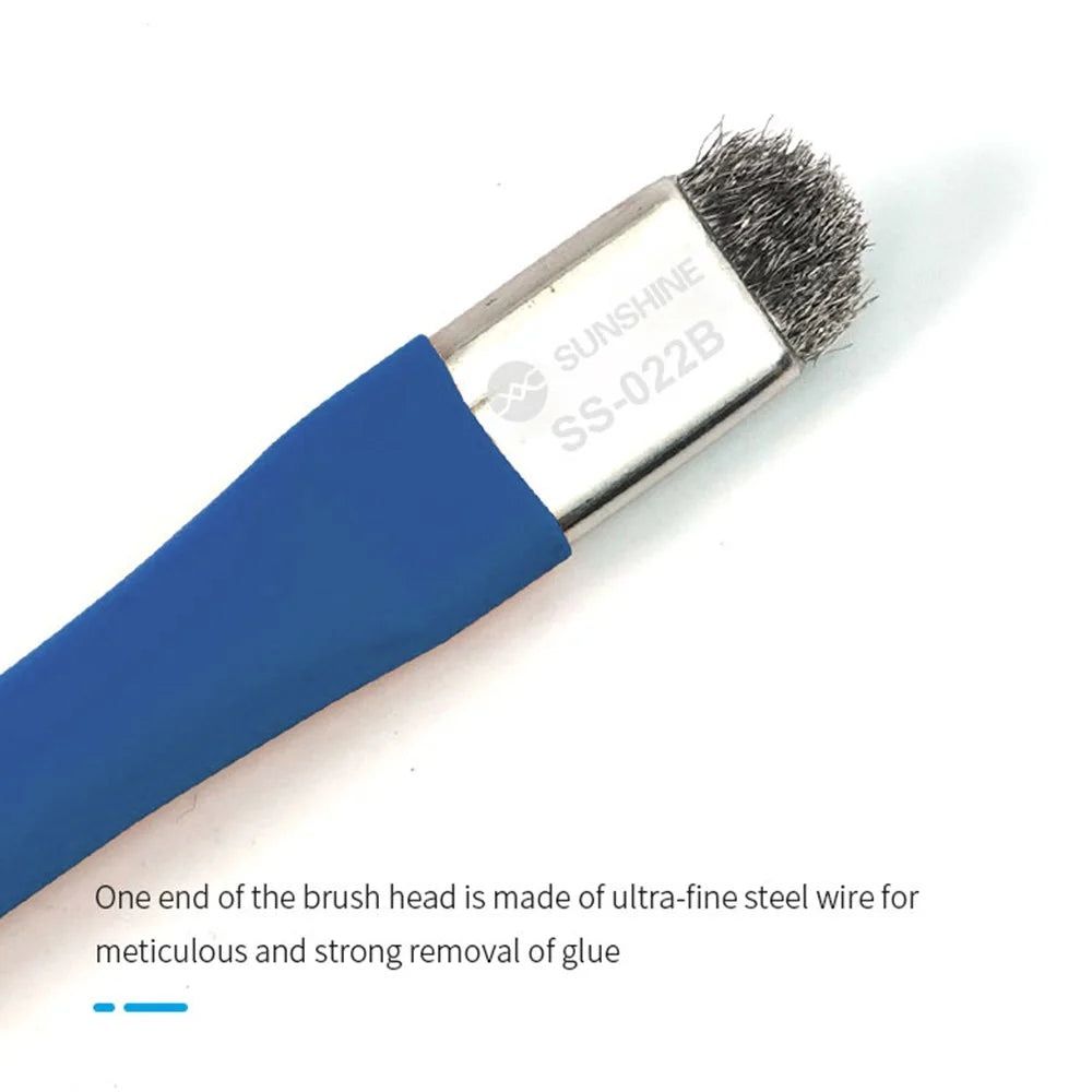 SUNSHINE SS-022B Double Head Brush Anti-Static Motherboard PCB Cleaning Brush Mobile Phone Repair Tool - 4