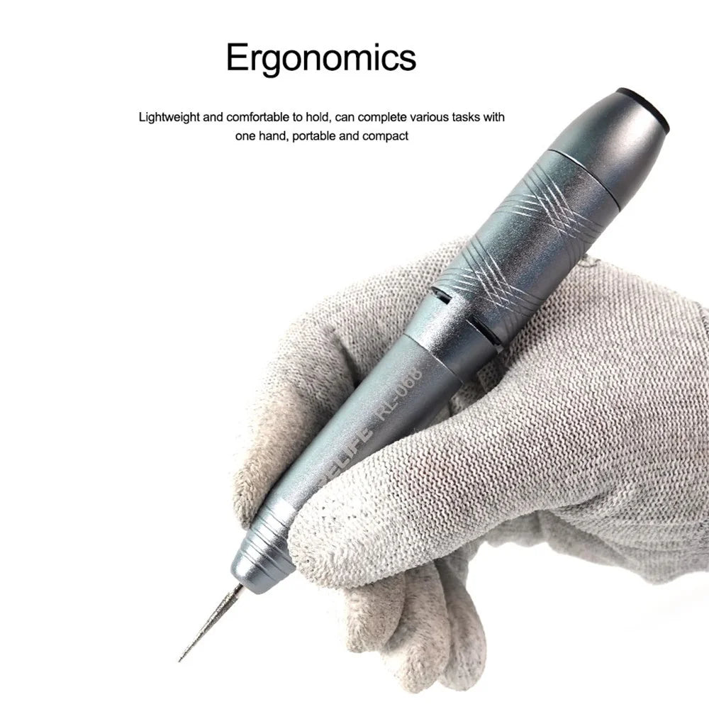 RELIFE RL-068 Multi-Speed Mini Electric Drill Engraving Pen Grinding Drilling Cutting Polishing Pen - 2