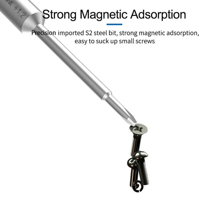 SUNSHINE SS-719 +1.2 Handle Precise Magnetic Alloy Screwdriver for Mobile Repair Opening Hand Tools - 4