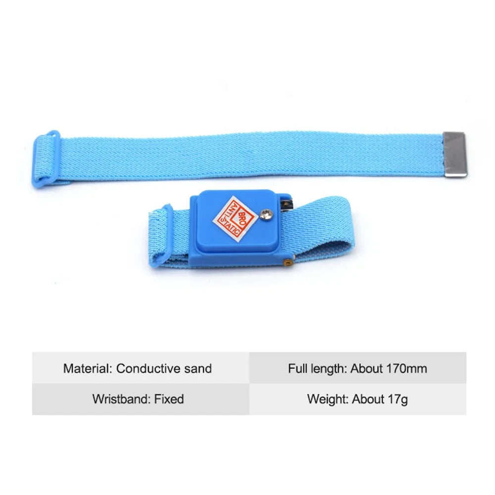 SUNSHINE Cordless Wireless Adjustable Anti-Static Bracelet Wrist Band for Electronics Repair - 4