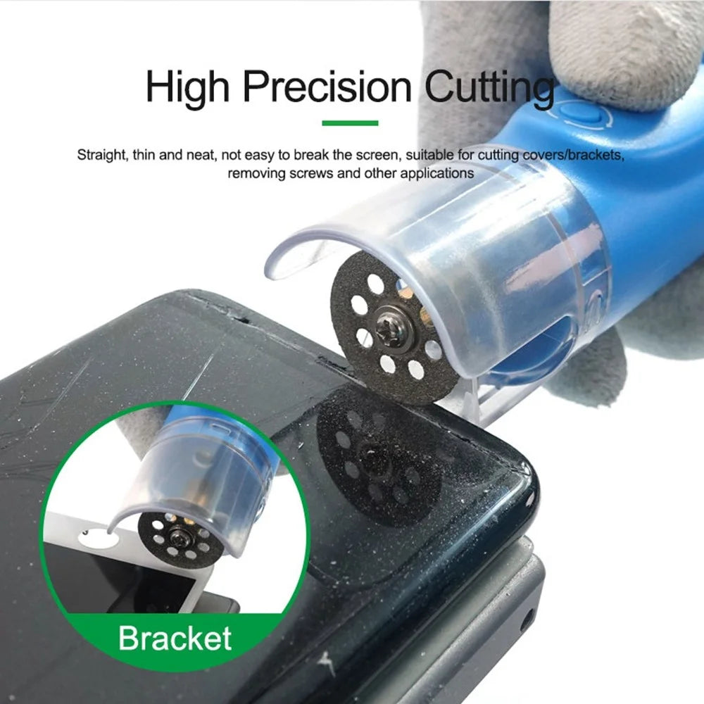 RELIFE RL-056D Professional Electric Glue Remover Machine for Mobile Phone Touch Screen Repair Anti-Skid Handle Tool Smart Cutting and Degumming Machine with 6-Speed Adjustable - 3
