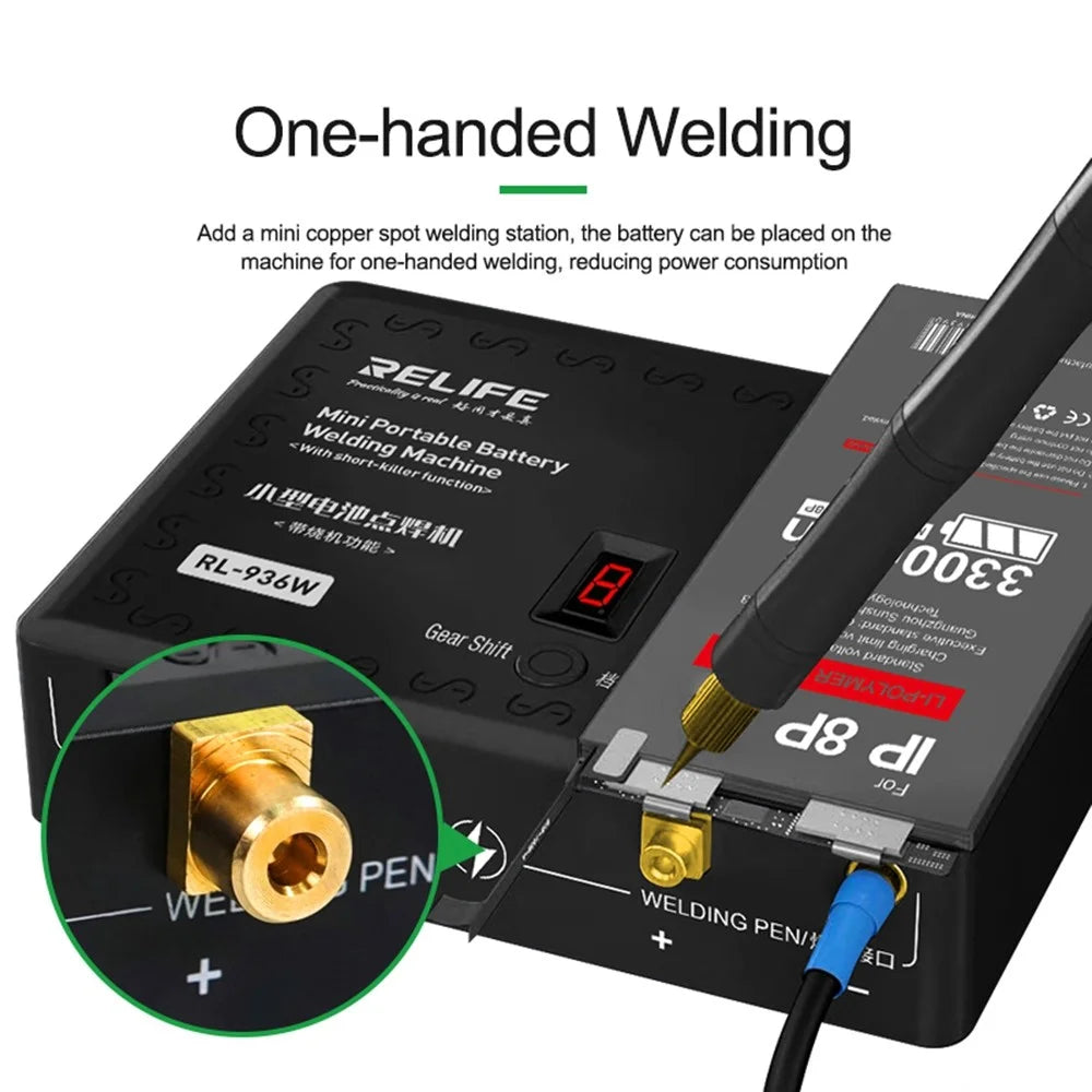 RELIFE RL-936W V3.0 Mini Portable Battery Welding Machine Portable Spot Welding with 8 Gears Adjustable - 3
