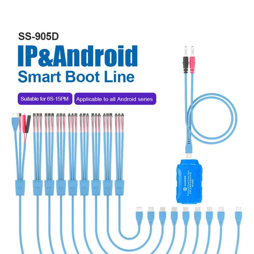 SUNSHINE SS-905D V 7.0 Mobile Phone Repair Cable Dedicated Power Cord for iPhone/Android Series Portable Power Cable Identifier - 2