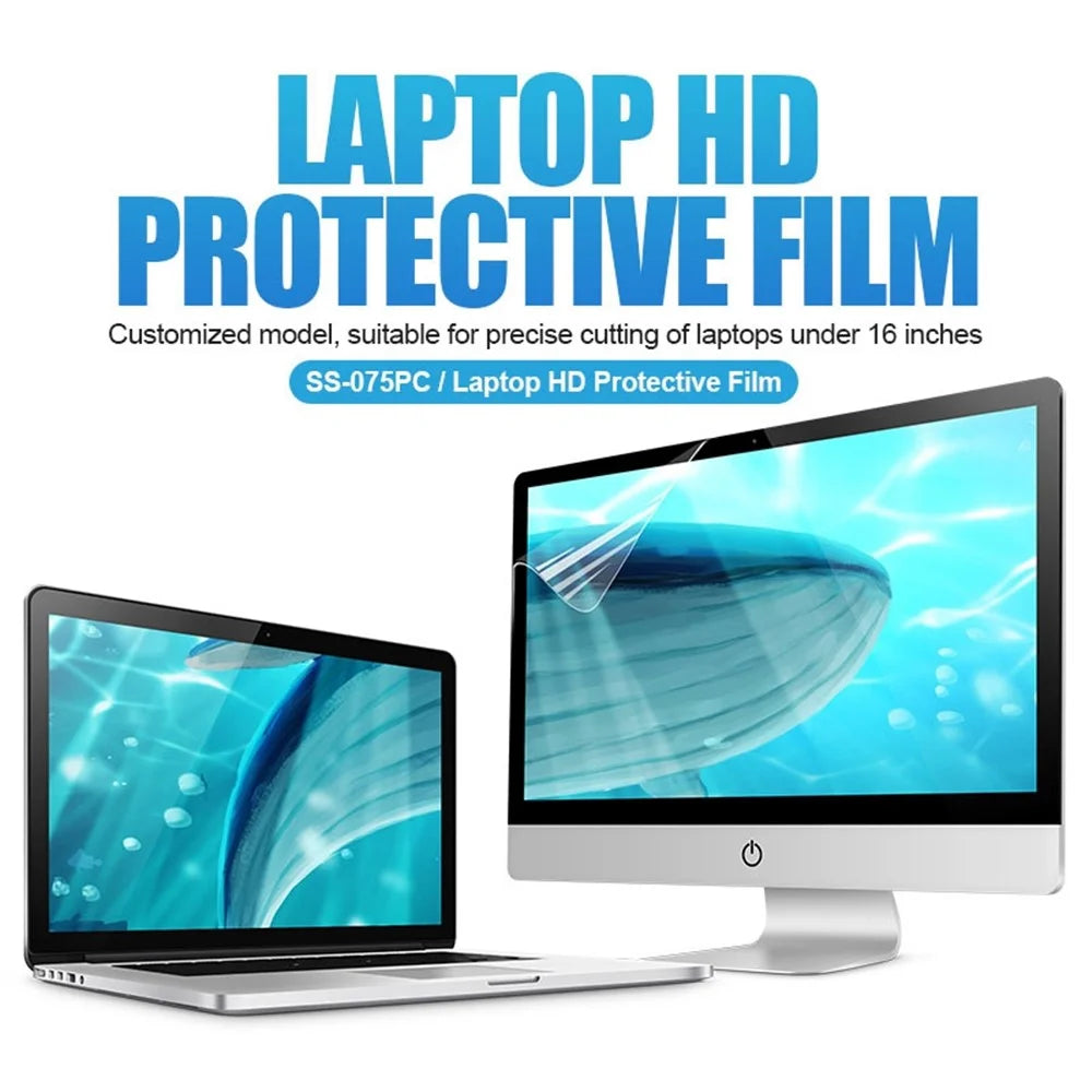 SUNSHINE SS-075PC 10Pcs/Pack HD ANti-Scratch Fingerprint-Free Screen Protector Film for Laptops/Computers under 16 Inches - 4