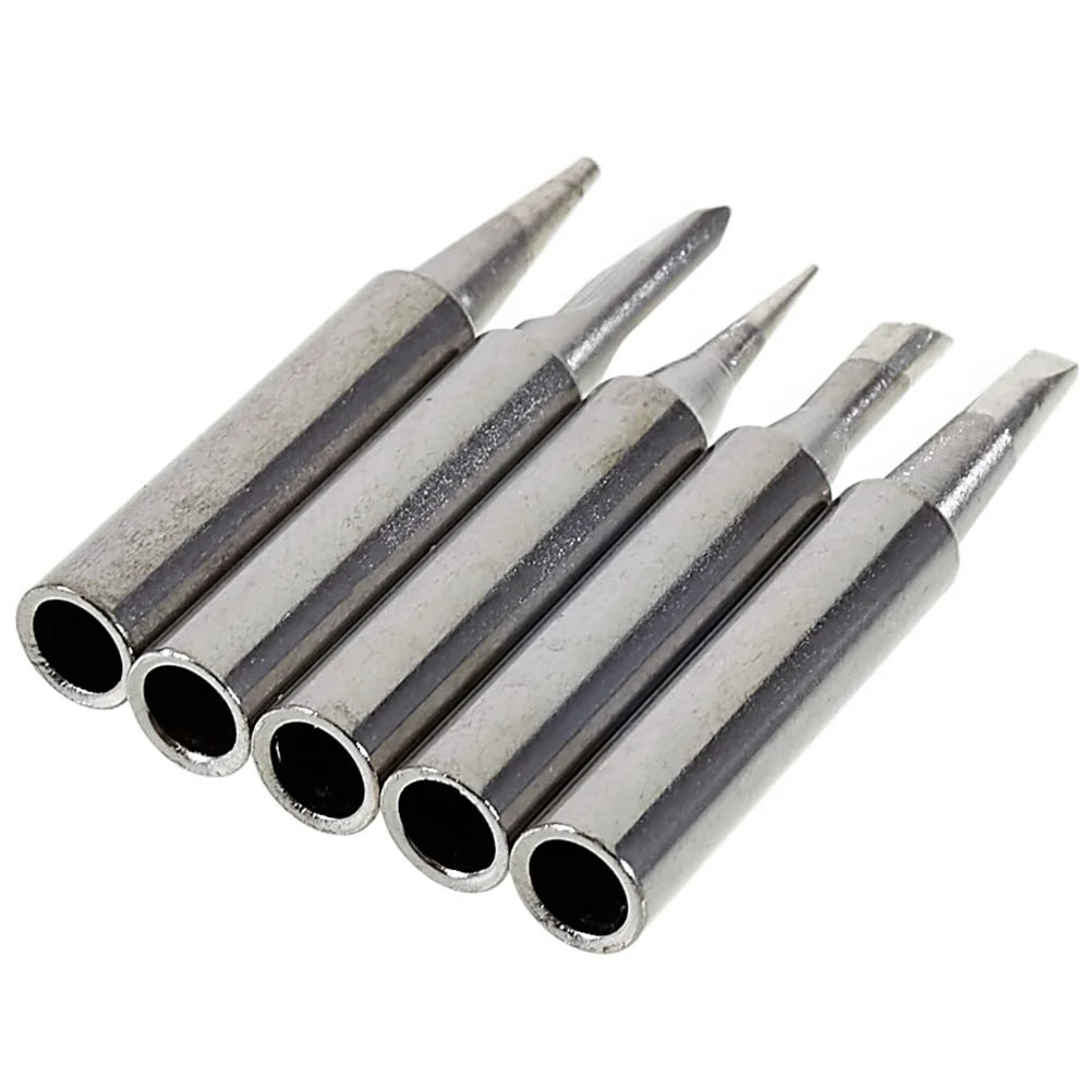 BEST 5Pcs/Set 30W Fast Heating Soldering Tip Wear Resistance Solder Iron Tips for Soldering Station - 4