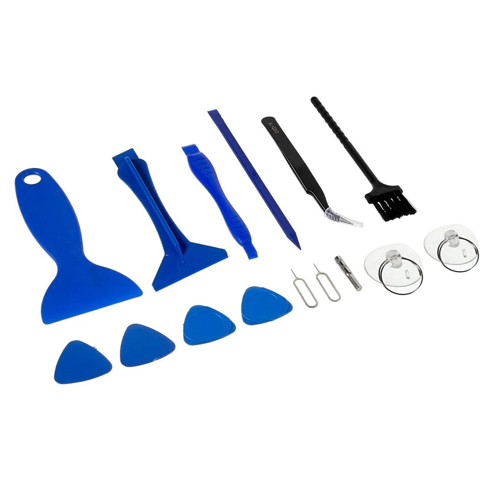 JF-8182 21 in 1 Cellphone Repair Tool Kit Precision Screwdriver Set for iPhone 11 6.1 inch Opening Pry Tools with Battery Adhesive Tape Sticker + Middle Plate Frame Waterproof Adhesive Sticker - 7