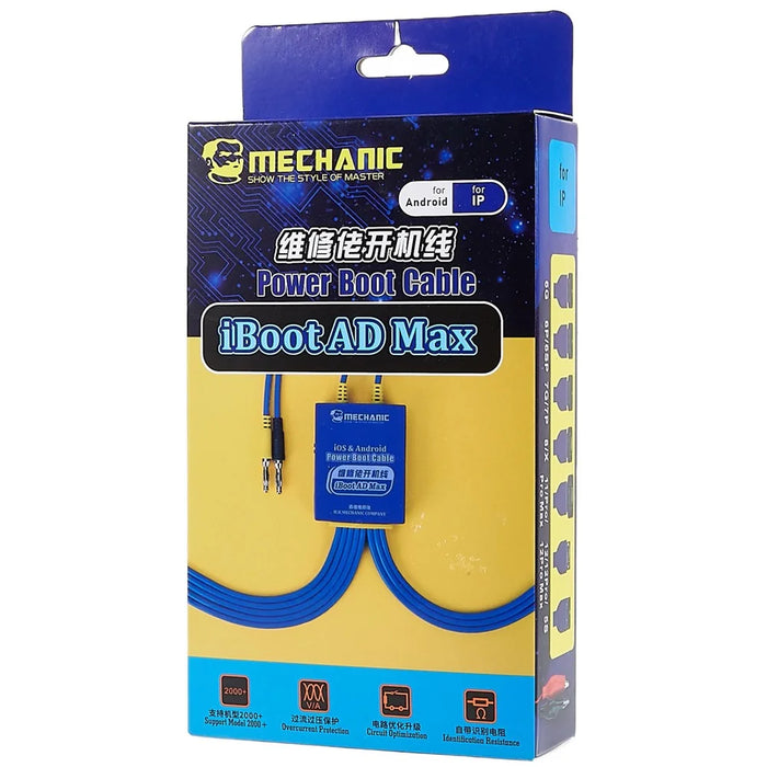 MECHANIC Power Boot Cable for iPhone Android Cellphone Power On Battery Current Tester Cable - 5