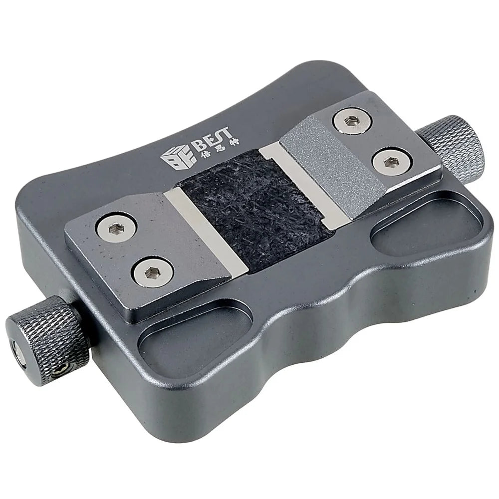 BEST Cell Phone BGA IC Glue Remove Fixture Stainless Steel Repair Bracket Tool with Non-Slip Buckle Ultra-Thin Buckle - 1