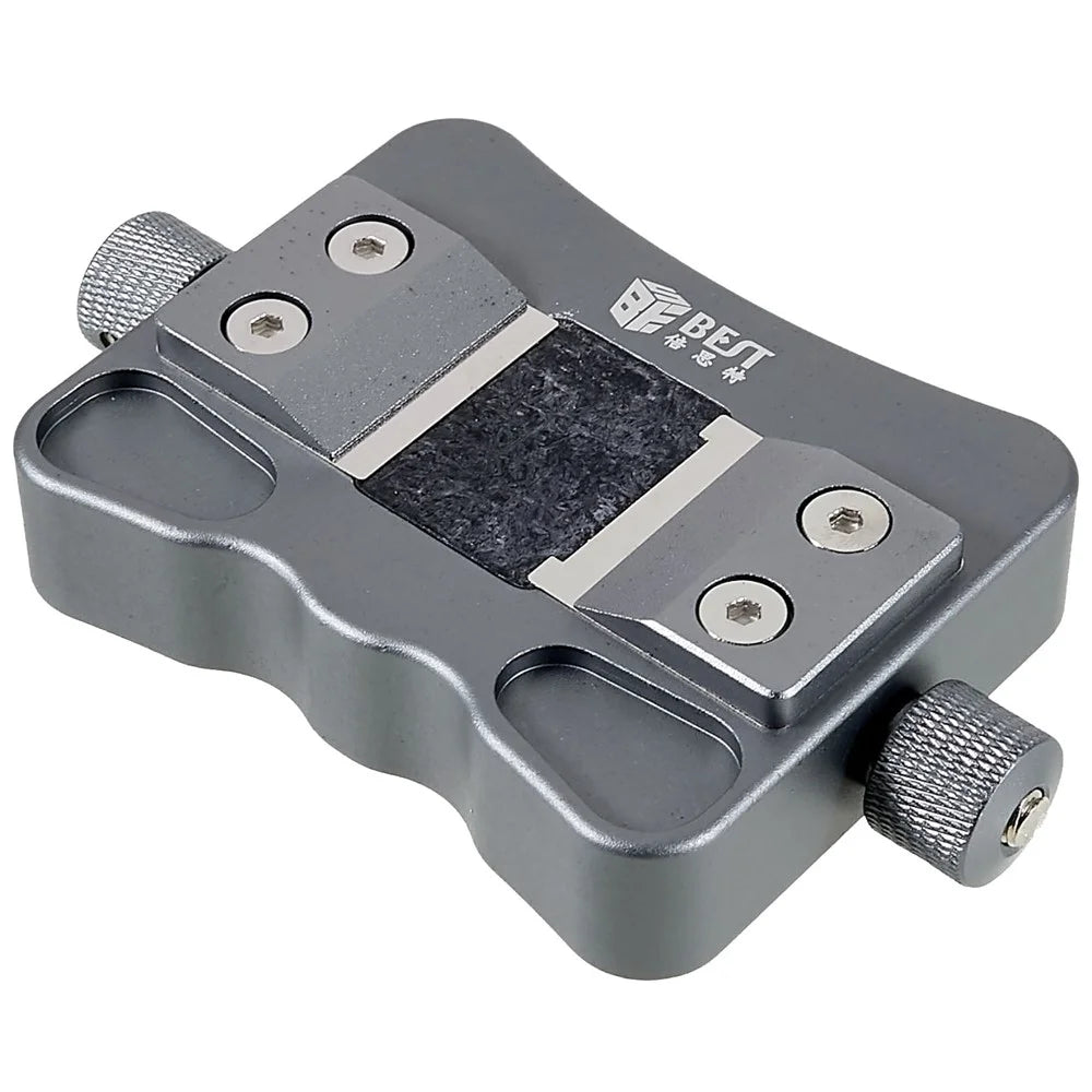 BEST Cell Phone BGA IC Glue Remove Fixture Stainless Steel Repair Bracket Tool with Non-Slip Buckle Ultra-Thin Buckle - 2