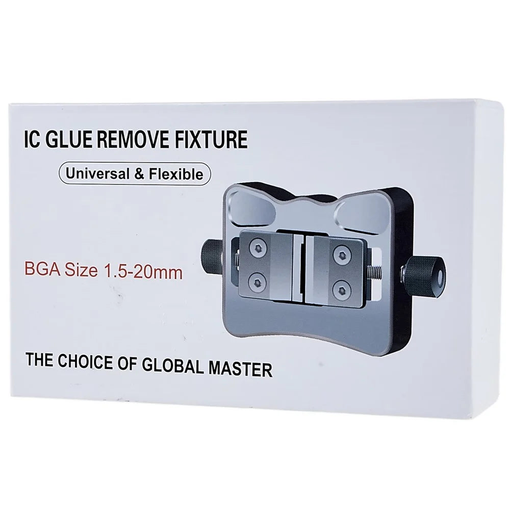 BEST Cell Phone BGA IC Glue Remove Fixture Stainless Steel Repair Bracket Tool with Non-Slip Buckle Ultra-Thin Buckle - 6