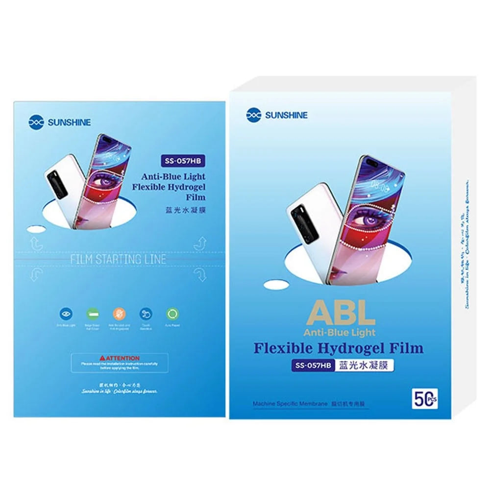 SUNSHINE SS-057HB 50Pcs/Pack Flexible Anti-Blue-Ray TPH Protective Film for SS-890 Cutting Machine - 1