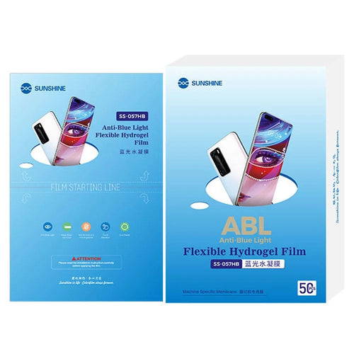 SUNSHINE SS-057HB 50Pcs/Pack Flexible Anti-Blue-Ray TPH Protective Film for SS-890 Cutting Machine - 1